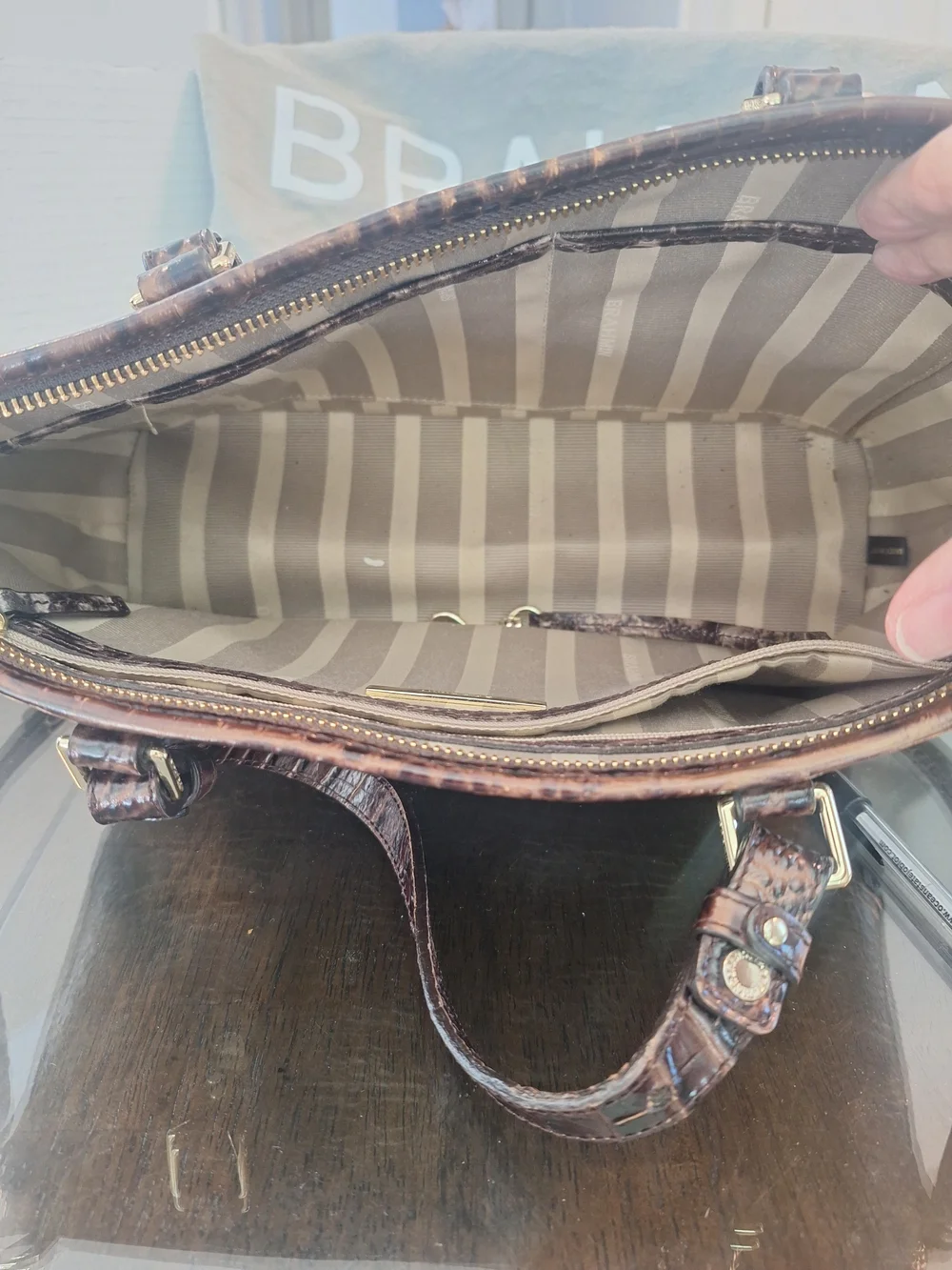 BRAHMIN MINI ASHER SATCHEL